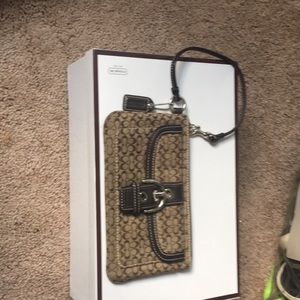 COACH wristlet